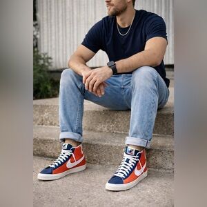 Authentic Nike Blazer Mid '77 EMB NBA 75th Anniversary Knicks